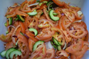 Salad - Tomatoes Cucumber & Onion